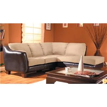 2 Piece Sectional with Chaise